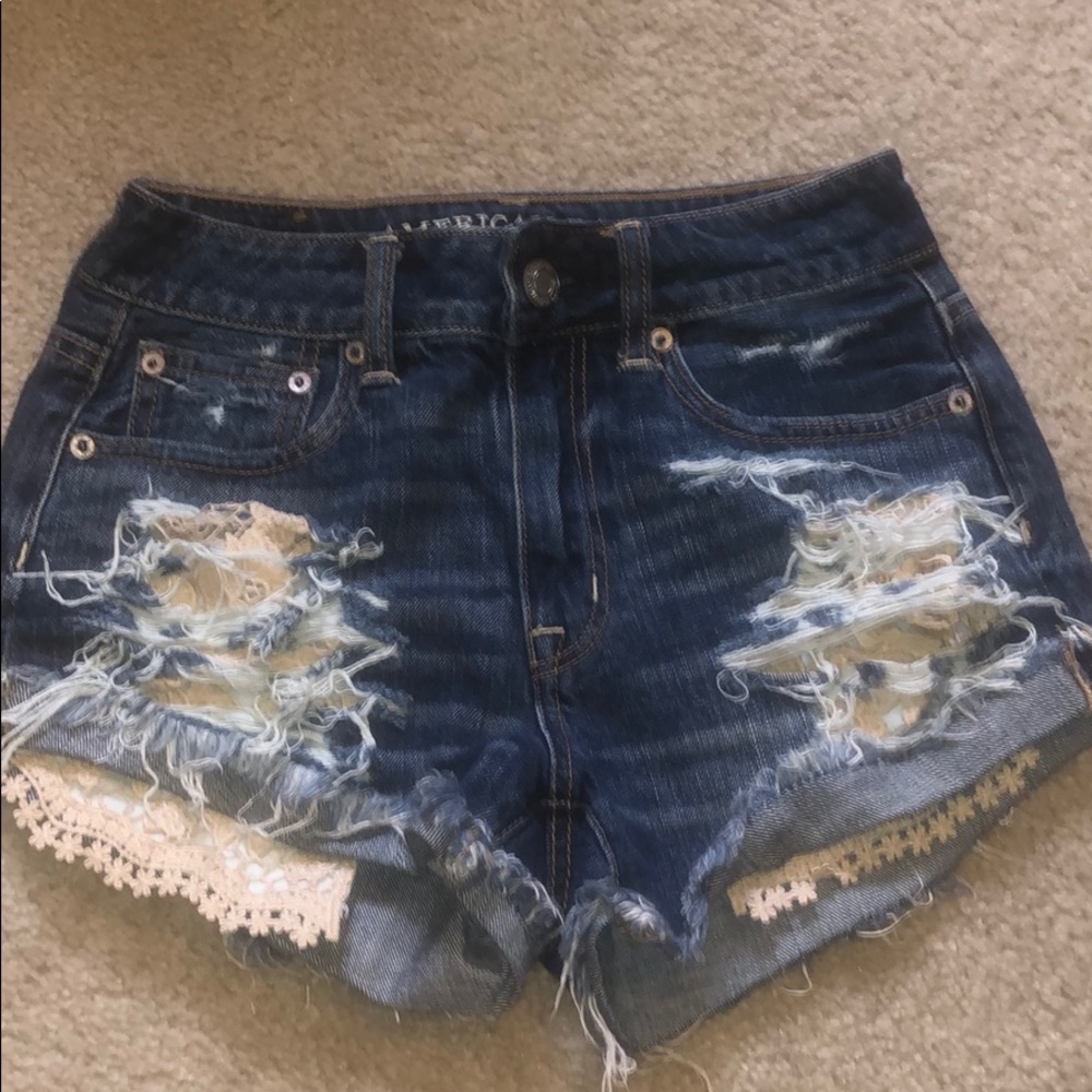 american eagle festival jean shorts